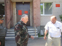 Наш район с рабочим визитом посетил военный комиссар Витебской области полковник И. Ф. Мартынов