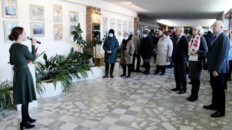 Фотофакт: во время презентации выставки “Афганский альбом” во Дворце культуры Новолукомля