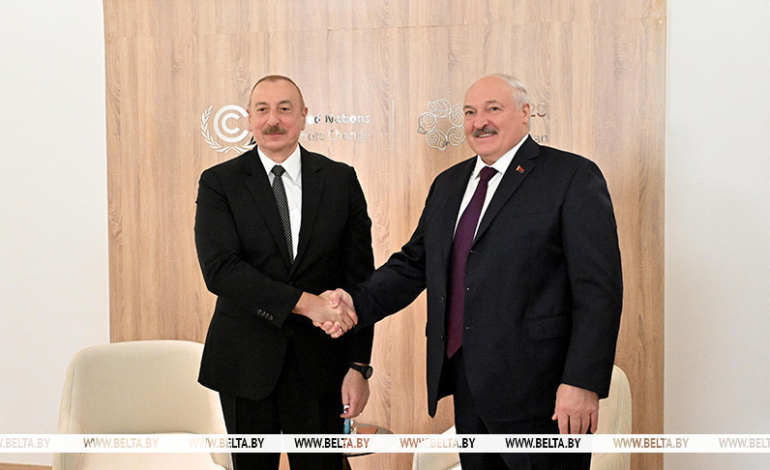 Лукашенко и Алиев провели в Баку переговоры