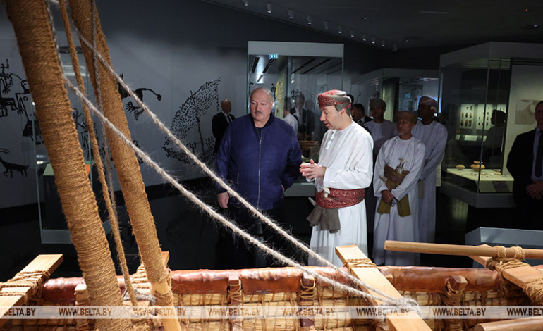 Лукашенко приехал в Национальный музей Омана