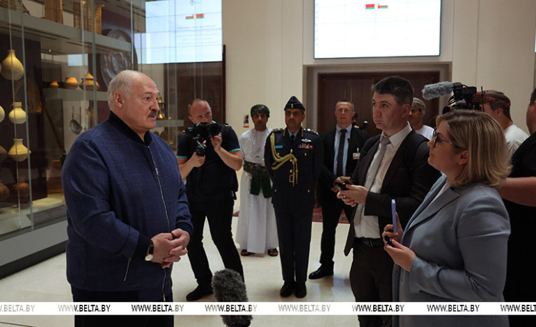 Лукашенко: Беларусь и Оман разработают дорожную карту сотрудничества