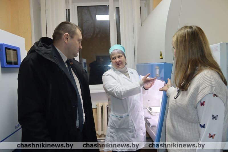 Начальник управления по сельскому хозяйству и продовольствию Чашникского райисполкома встретился с коллективом Чашникской районной ветеринарной станции