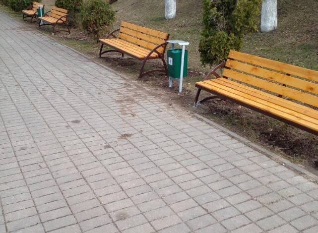 Преобразился парк напротив гимназии в Чашниках