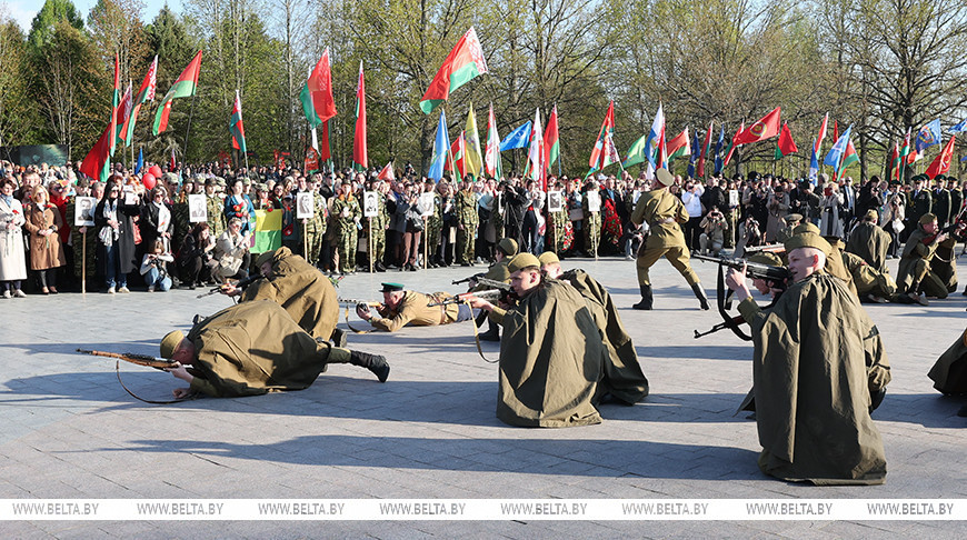 Патриотическая акция “Прорыв Победы” прошла в мемориальном комплексе “Прорыв”