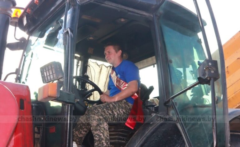 Еще один рекорд установил Денис Равлушевич, водитель ОАО «Иванский-Агро»