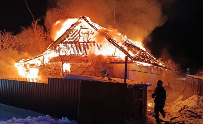 При пожаре в частном доме погибла пенсионерка