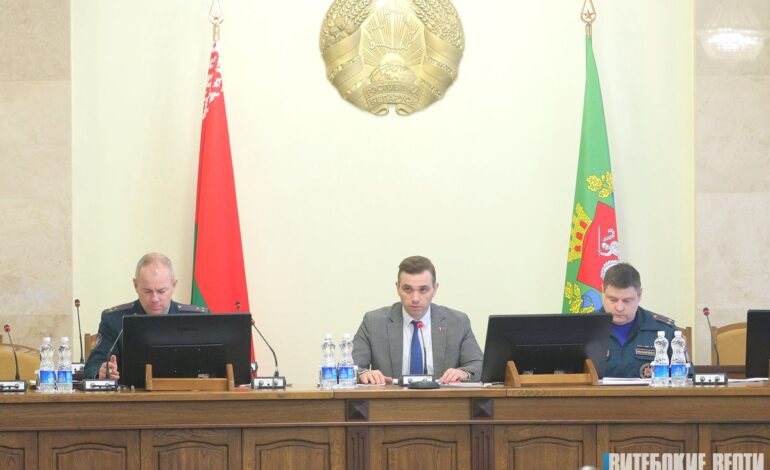 В Витебском облисполкоме обсудили готовность служб к весеннему паводку