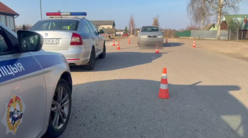 В Витебском районе автомобиль сбил ребенка