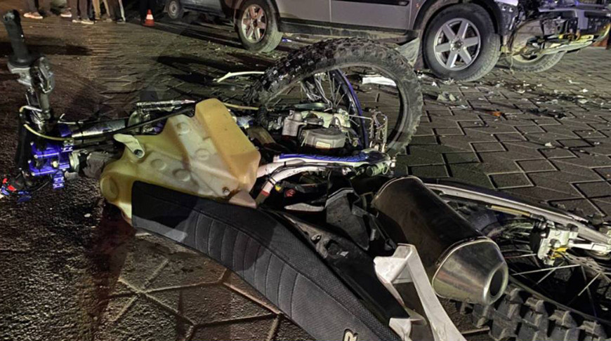 В ДТП попал 16-летний мотоциклист