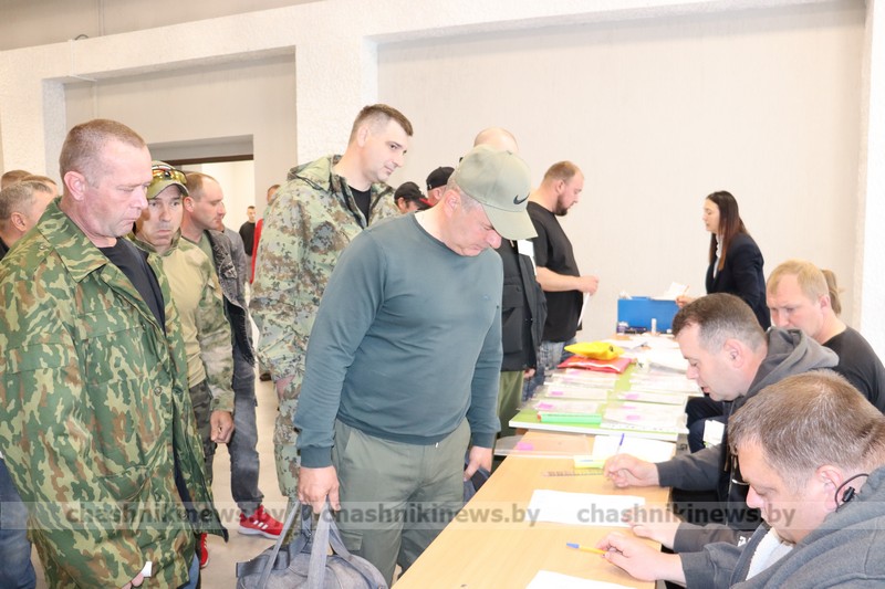 На Чашниччине стартовали плановые военные сборы территориальных войск