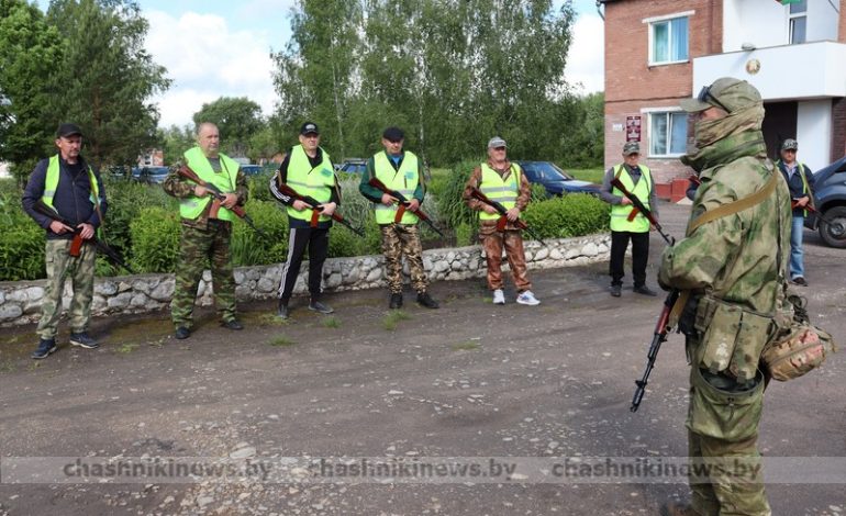 Плановые сборы народного ополчения прошли в Чашникском районе