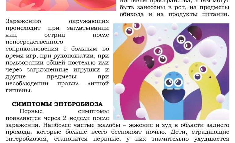 Чашникский районный центр гигиены и эпидемиологии предоставляет информационно-образовательные материалы. Энтеробиоз